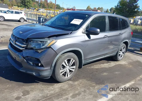 2018 Honda Pilot Ex-L z USA, uszkodzony, nr VIN 5FNYF6H89JB012228